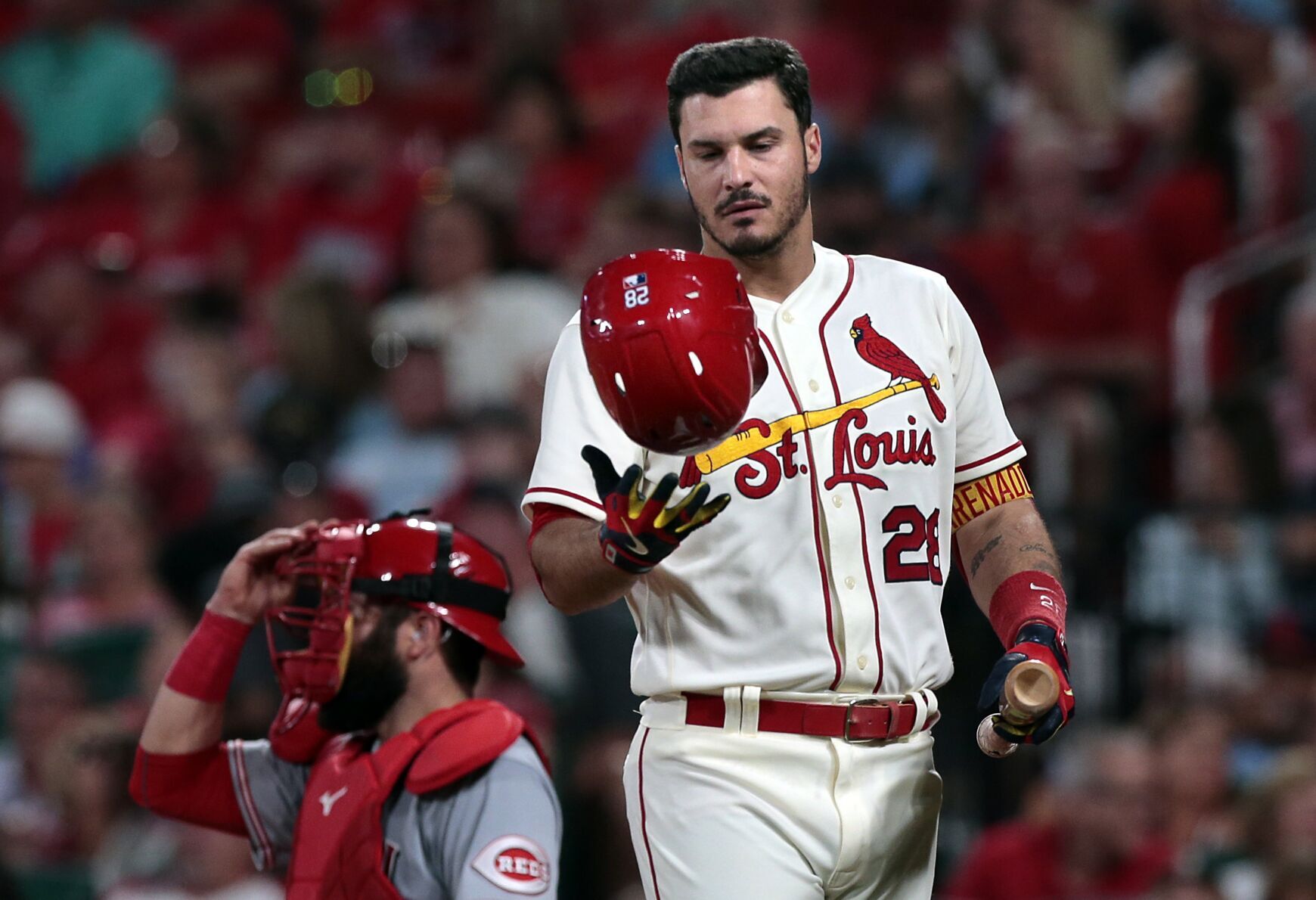 Cardinals, Reds at Busch